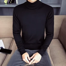 2018 Winter New Man Sweater dress pullover men Korean Self-cultivation High Lead Within Solid Color Knitting Upper Garment 2018 Winter New Man Sweater dress pullover men Korean Self-cultivation High Lead Within Solid Color Knitting Upper Garment