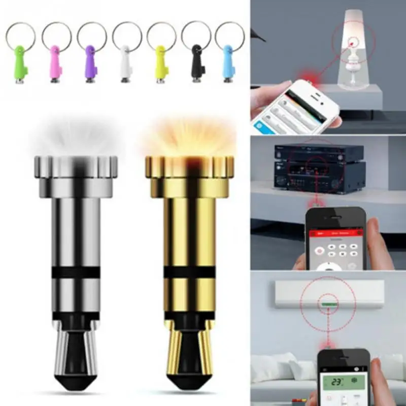

IOS Devices Reomte Controller 3.5mm Plug IR Infrared Wireless Smart Remote Control IR Plugs For Universal Appliances