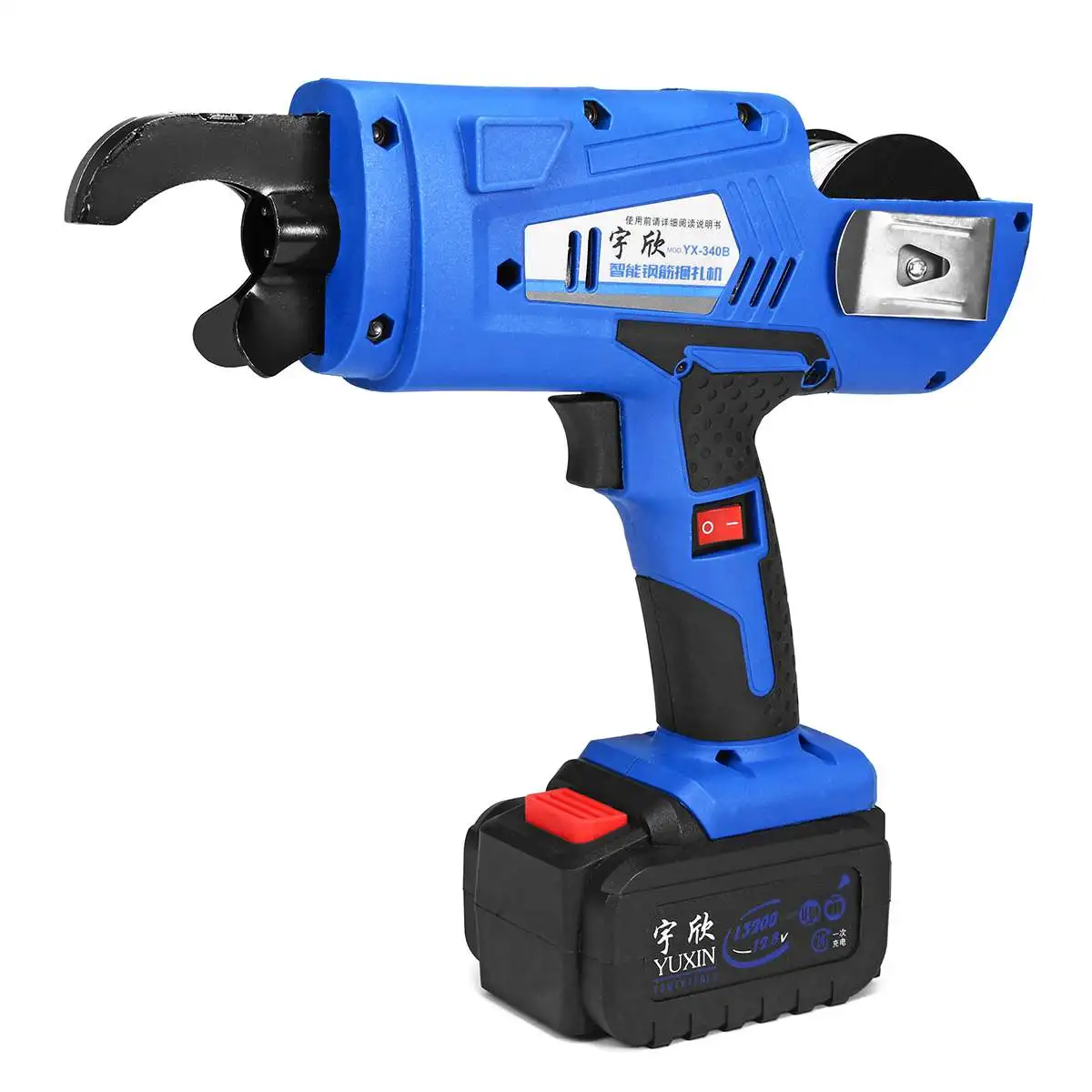 

Automatic Handheld Rebar Tier Tying Machine Electric Drill Reinforcing Steel Strapping Multifunction Power Tools 8mm-34mm