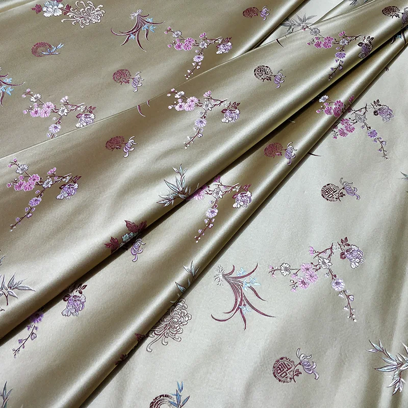 Китайский шелк парчи ткань жаккард Cheongsam Тан костюм свадебное платье подушки