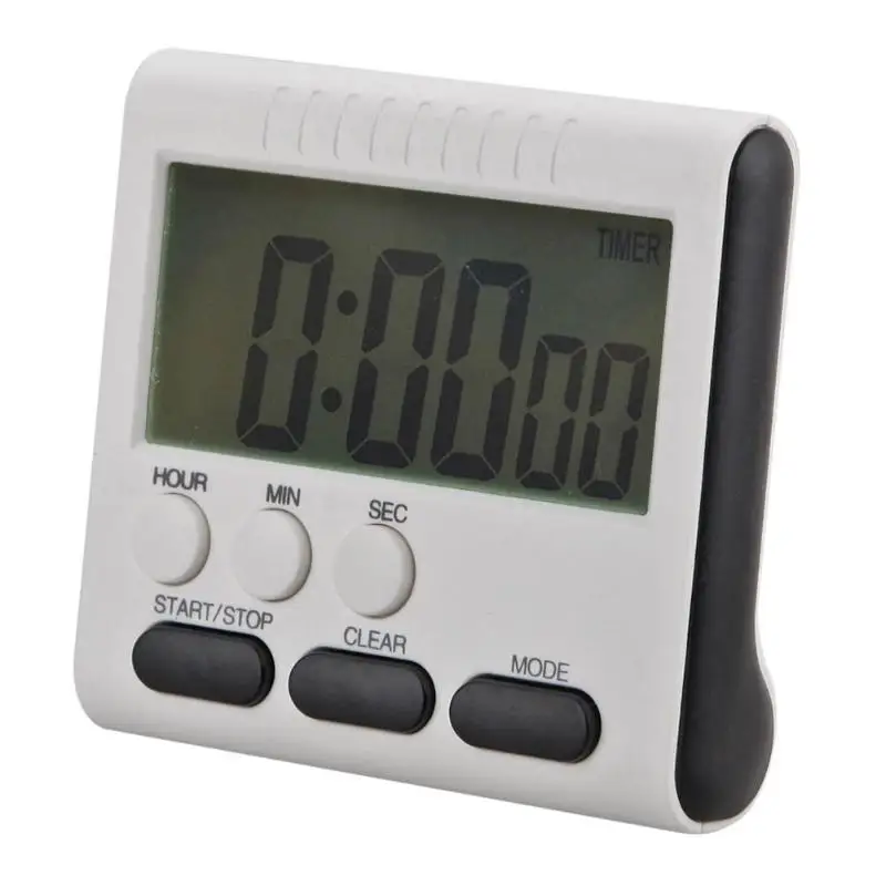 

Kitchen Timer Magnetic Large LCD Digital Alarm Count Up Down Clock 24 Hours LCD Digital Kitchen Timer with Alarm loud