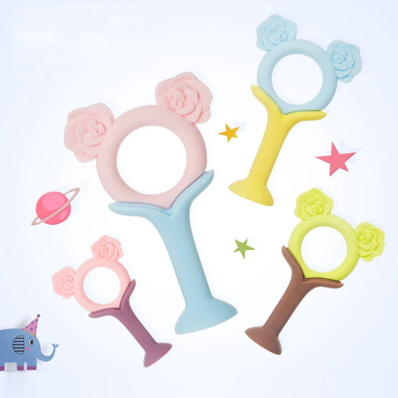 

Baby Gelatin Baby Molar Bar Cartoon Silica Gelatin Baby Bite Le Rose Gelatin Latex Latex Training Wholesale