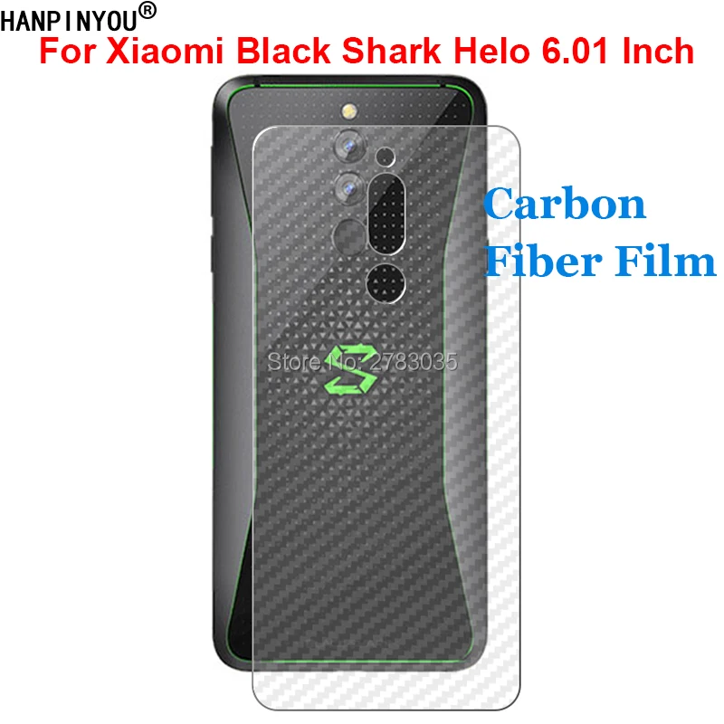 Для Xiaomi Black Shark Helo 6 01 &quot3D защитная задняя пленка из углеродного волокна с защитой