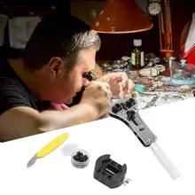 7 шт. набор инструментов для ремонта часов чехол для открывания часов гаечный ключ с булавками