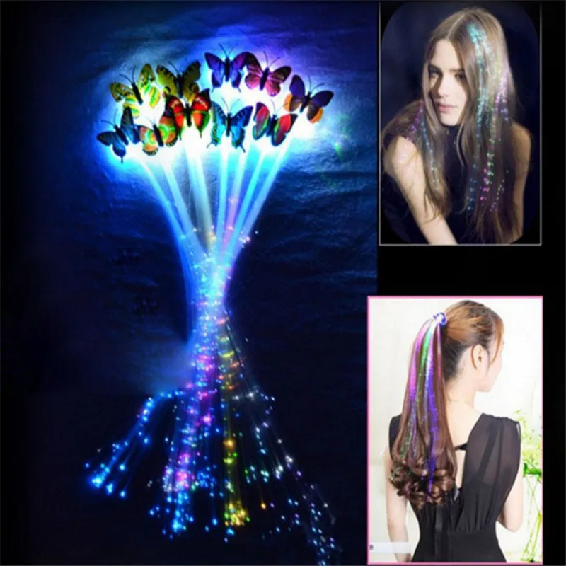

5Pcs Girls Led LED Flashing Hair Glowing Luminescent Hairpin Hair Ornament Toys New Year Party Christmas Decoration Novelty