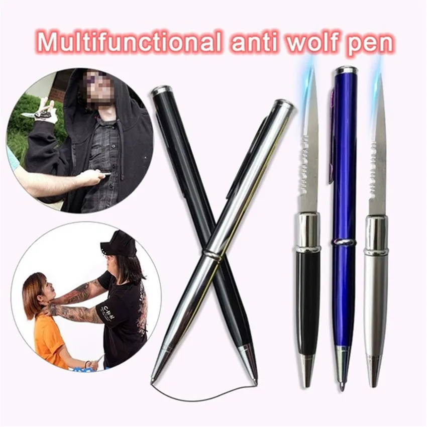 

Essential Self Defense Tactical Ballpoint Pen Multi-functional Tools Pen Writing pen wolf pen