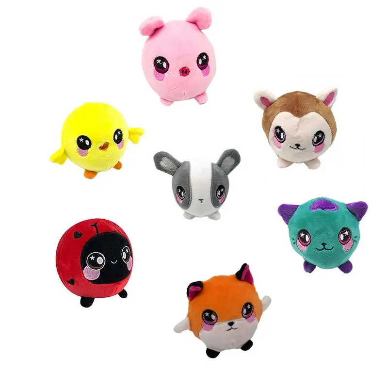 

Plush Slow Rebound Toy Doll Slow Rising Decompression Squeeze Toys Ornament Cute Cartoon Style Squishy Antistress Toy