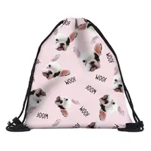 Портативный милый рюкзак на шнурке с принтом сумка для путешествий пляжные сумки для хранения одежды сумка для обуви
