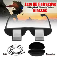 Ленивые рефракционные очки+ веревка+ коробка очки для скалолазания очки с призмой просмотра ТВ отличный выбор для пеших прогулок скалолазания туризма