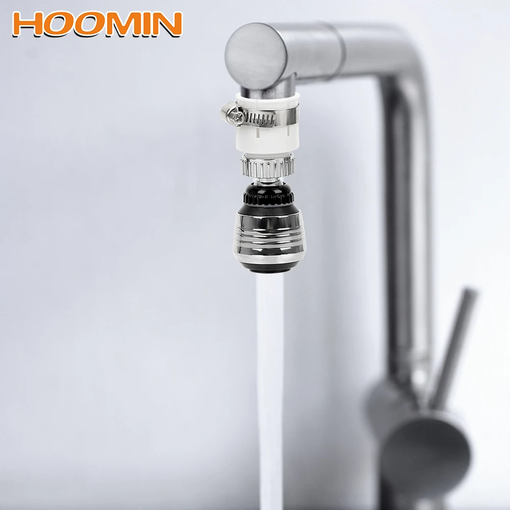 

HOOMIN Faucet Nozzle Filter Adapter 360 Degree Rotate Kitchen Bathroom Tool Blister Faucet Accessories Water Saving