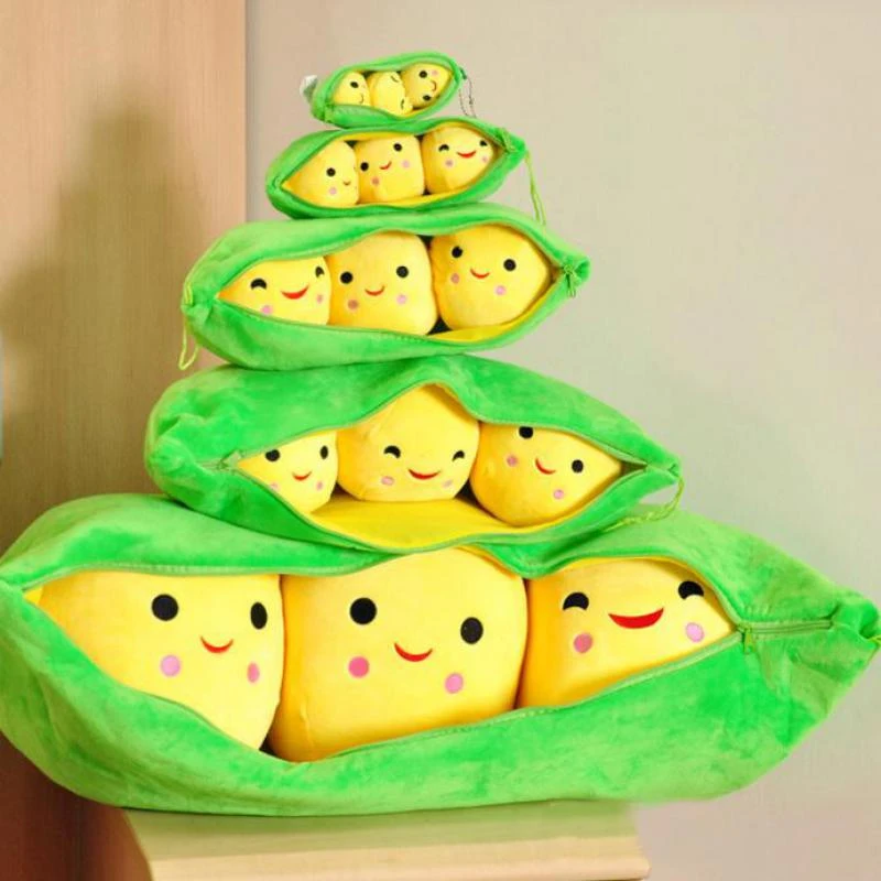 plush peas in a pod