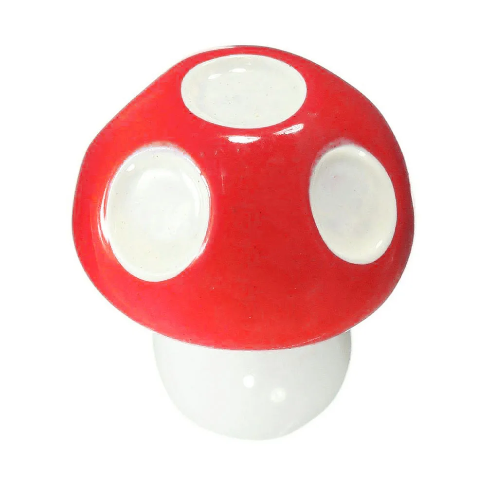 

5pcs Miniature Mushroom Flower Pot Planter Landscape Garden Decor Ornaments Red