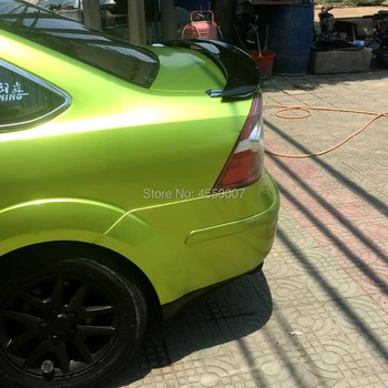 

UBUYUWANT For Ford Focus Spoiler High Quality ABS Material Car Rear Wing Spoiler For Ford Focus 2006 2007 2008 2009 2010 2011