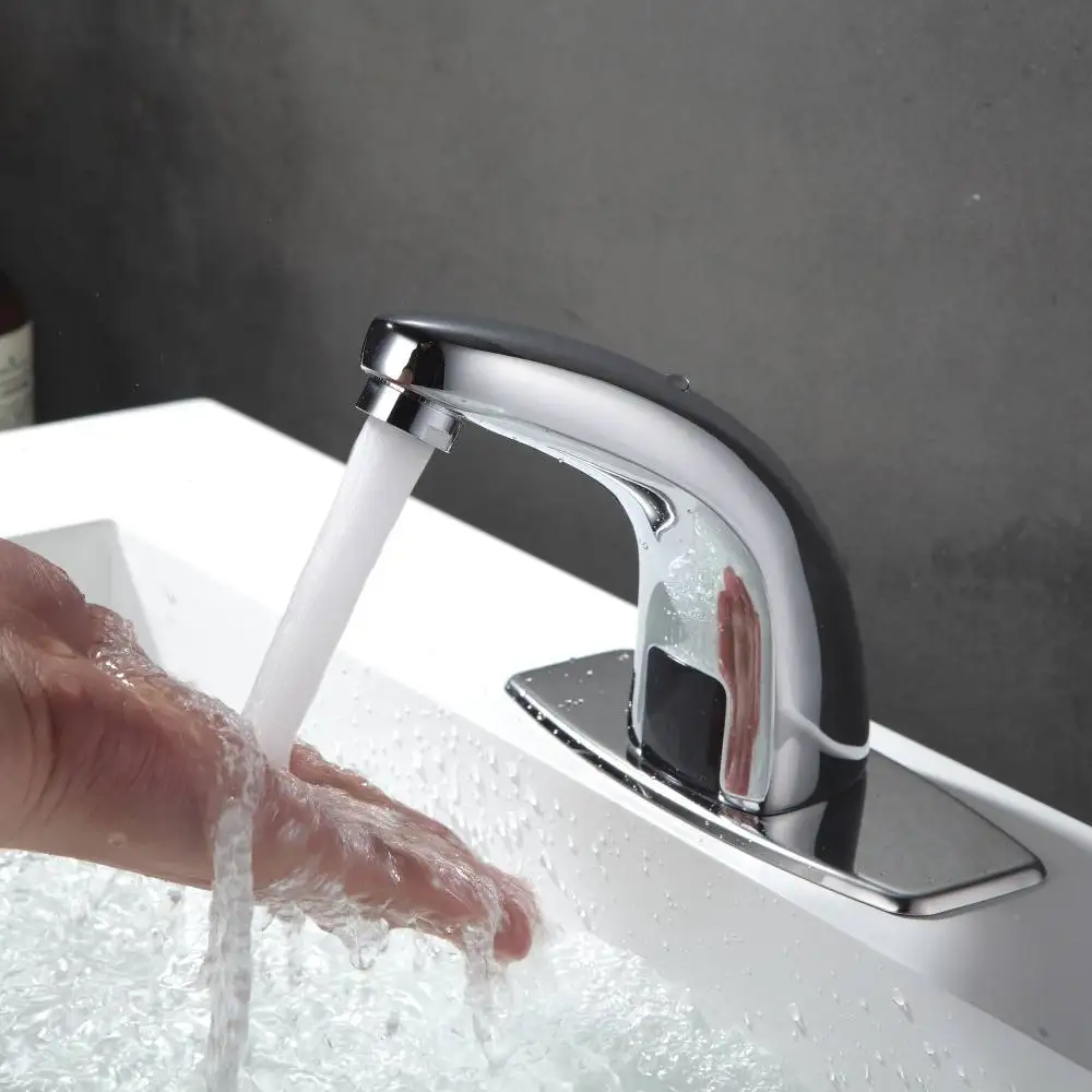 

Automatic Infrared Sensor Intelligent Induction Kitchen Bathroom Single Cold Hand Washing Water Saving Touchless Faucet Machine