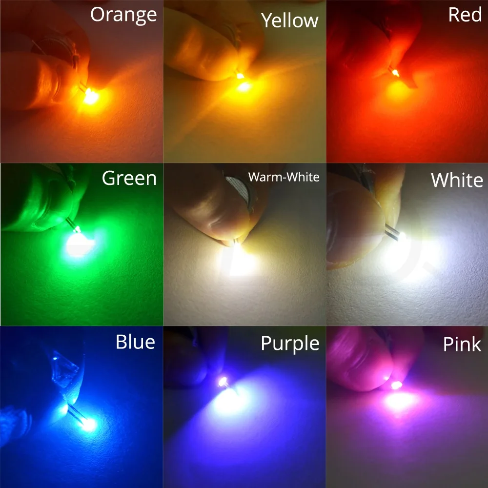 100 pcs SMD SMT 0805 Super bright WHITE LED lamp Bulb NEW