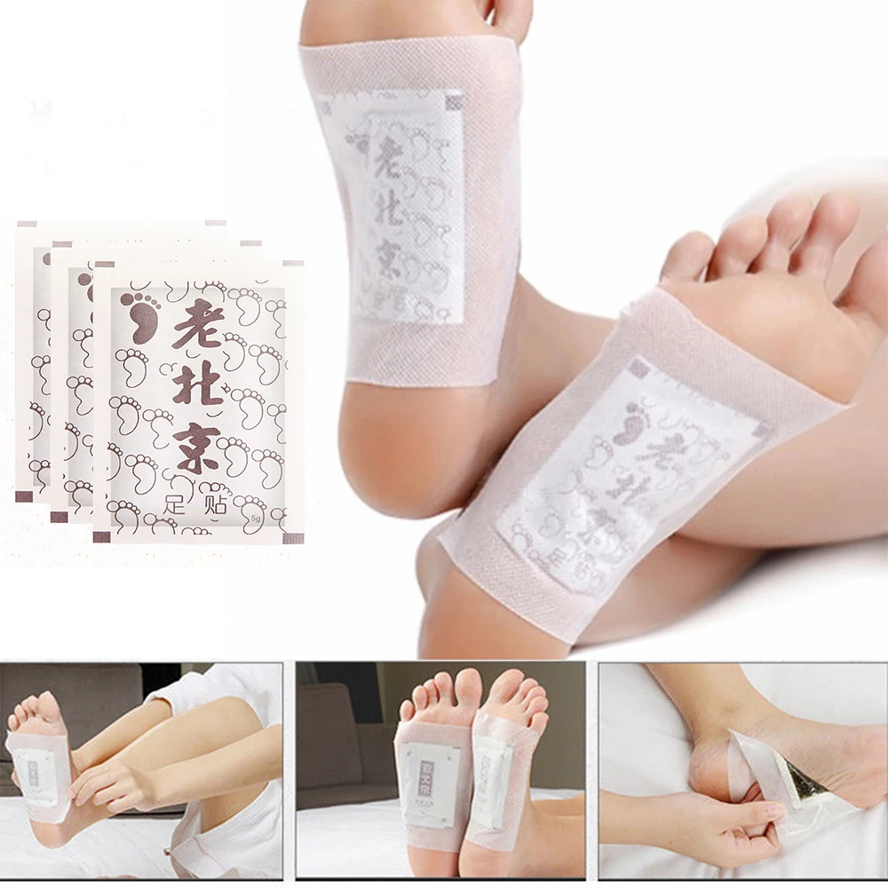 

10PCS Old Beijing Detox Foot Pad Versus Sticky Detox Weight Loss Foot Patch Clean Herbal Glue Health Foot Mask