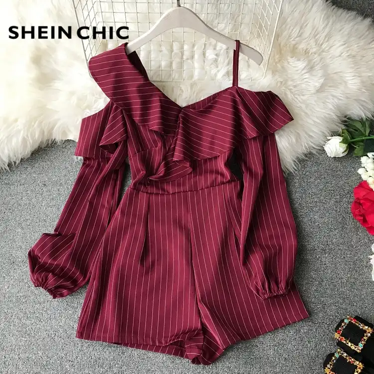 red pink jumpsuit