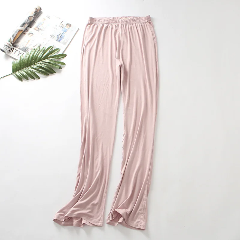 

2019 Women's Trousers Modal Spring Autumn Bottom Loose Sleep Pants Ladies Pajama Pant Bottoms Female Leisure Home Pants