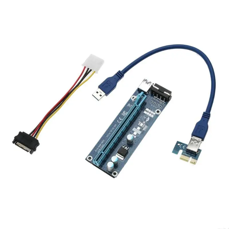 30 см USB 3 0 PCI E Express 1x to16x расширитель переходника адаптер SATA горная линия питания