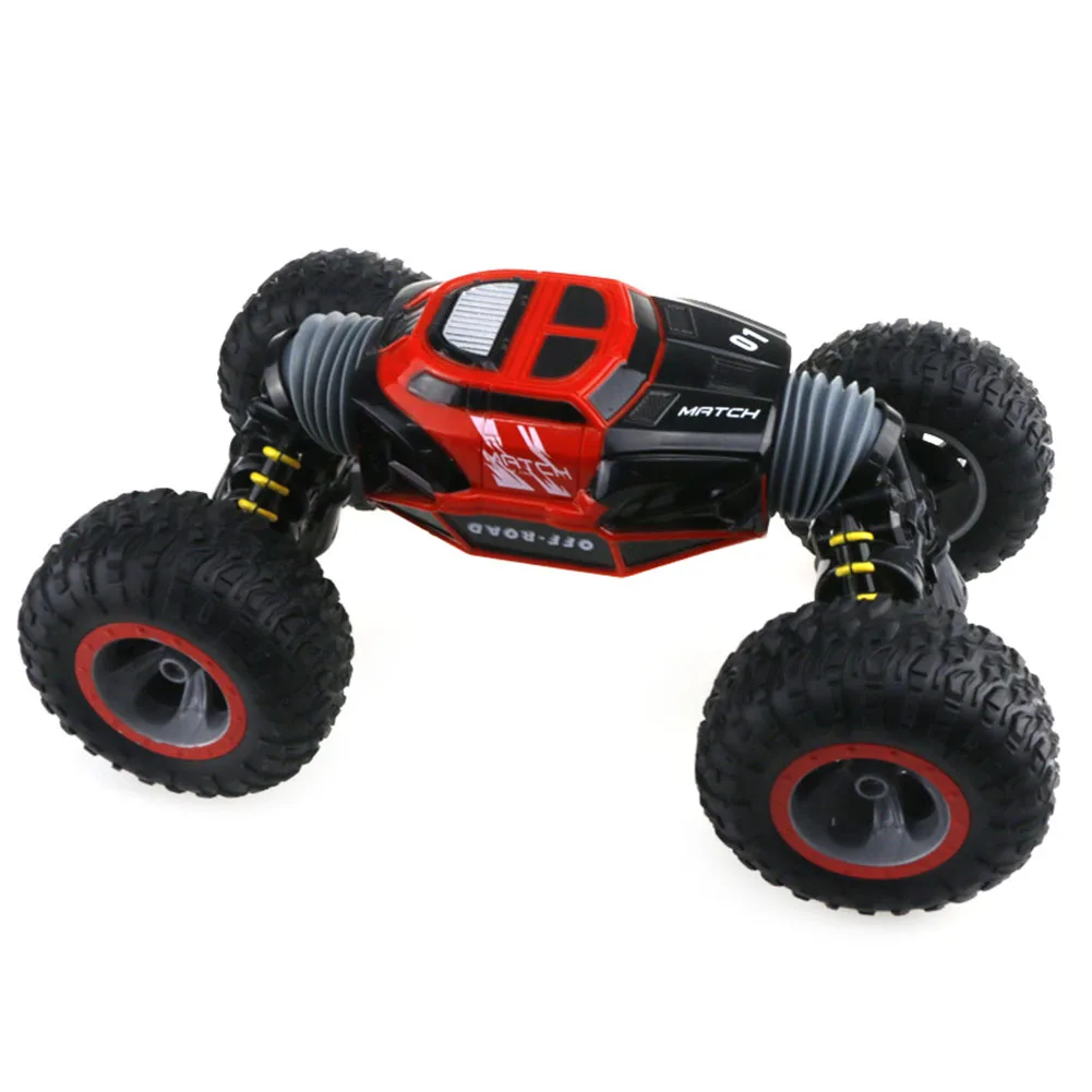 

Truck 2.4G Four Wheel Drive Vehicle Crawler 4WD Double Sided Stunt Transform Climber Off-Road RC Car Toy Rechargeable