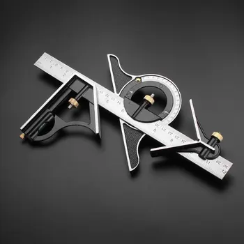 

Professional Woodworking Universal Angle Ruler Measuring Tool Instrument Brick Tile Wood Corner Products Ruler Protractor