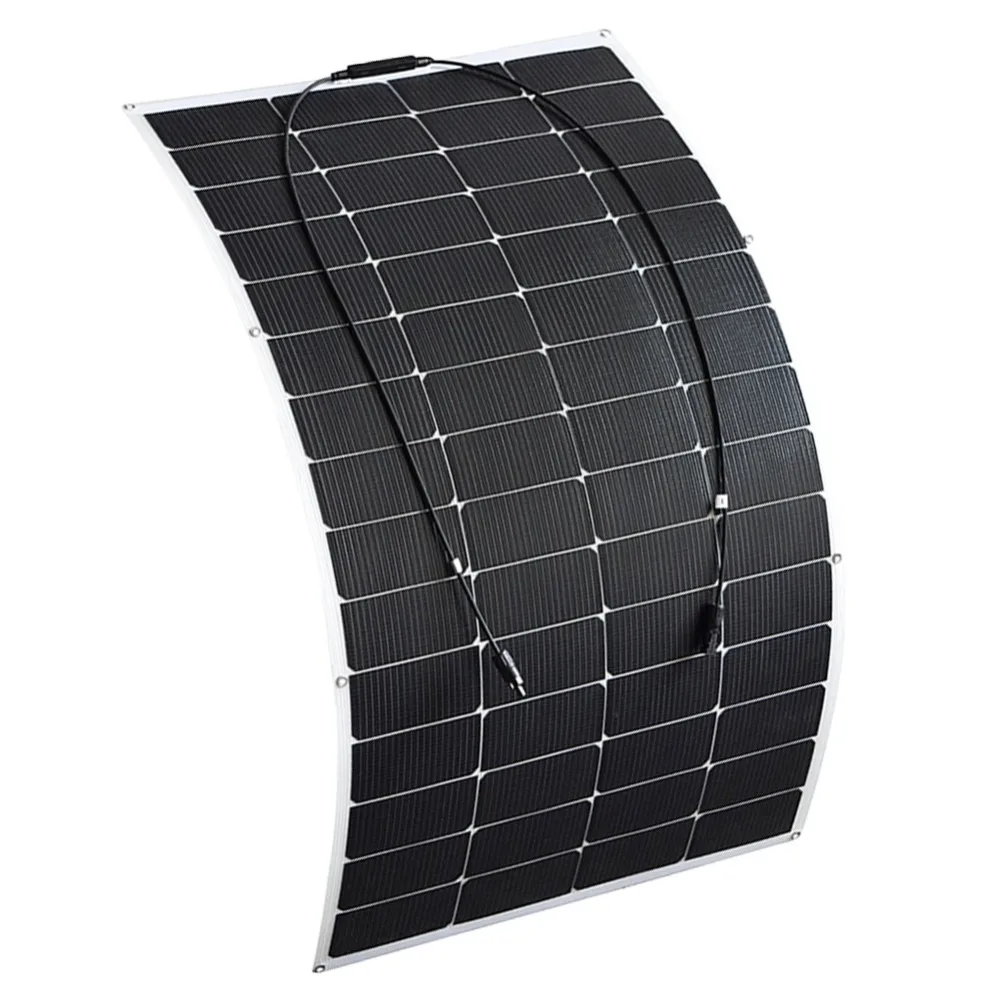 

145W 30V Flexible New Efficient Solar Cell Solar Panel Battery for 12v 24V System DIY RV Car Marine Boat Home Charger