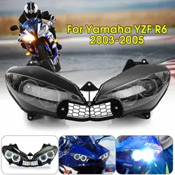 Мотоцикл спереди Ясно фара в сборке для Yamaha YZF R6 2003 2004 2005 YZF R6 2006 2007 YZF R1 2004 2005 2006