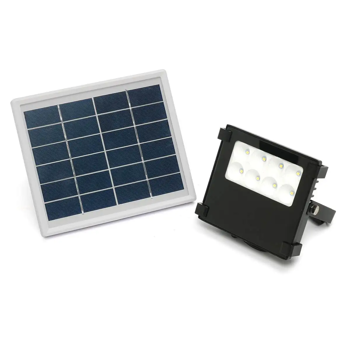 

8 LED Solar Light Security Floodlight White Light IP65 Waterproof Light Control