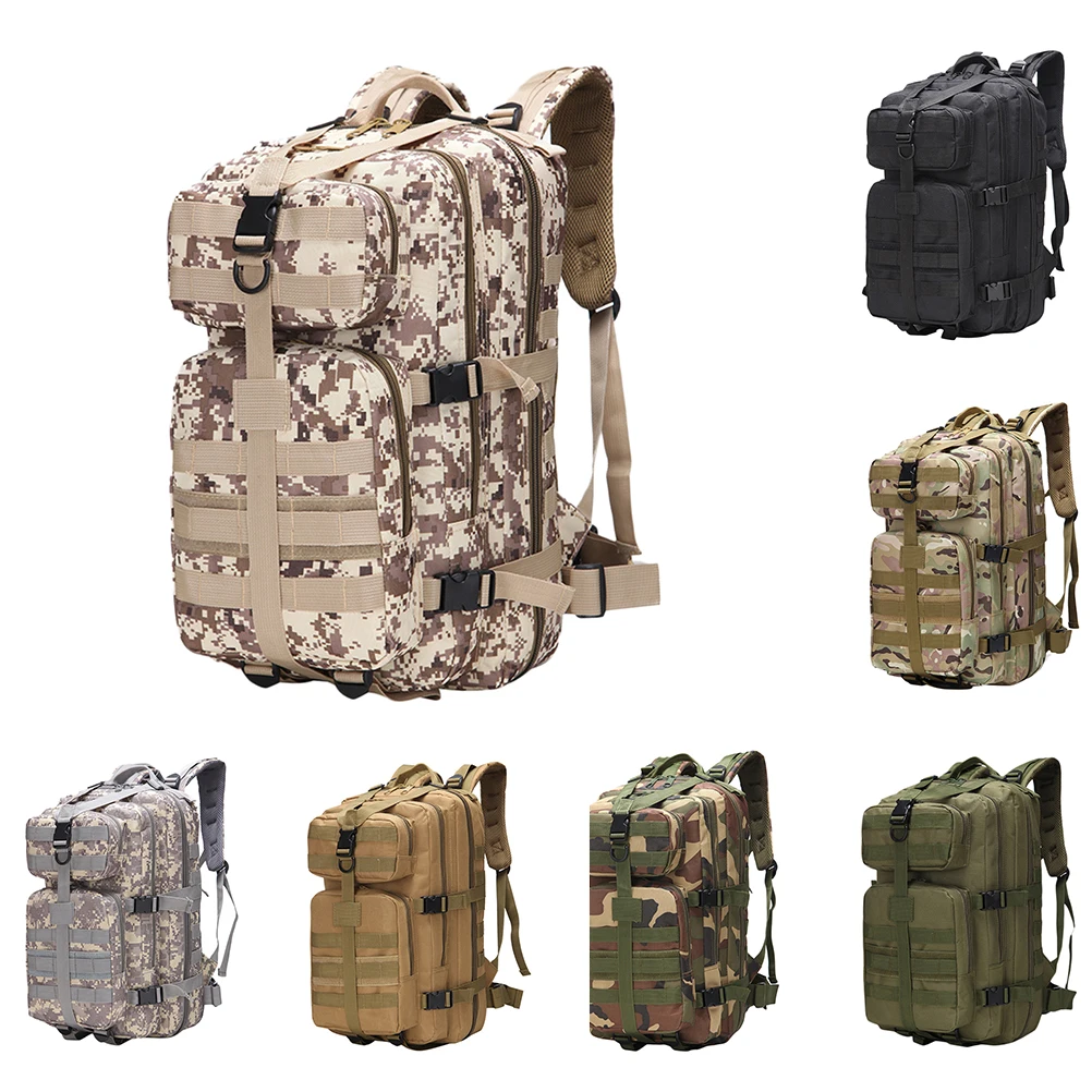 

335L Waterproof Climbing Hiking Military Tactical Backpack Bag Camping Mountaineering Outdoor Sport Bag Camping Accessories