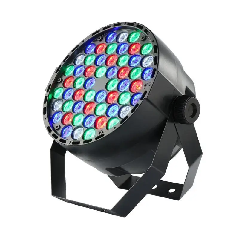 

90-240V 54 LED Par Lights Colorful Wedding Stage Background KTV DJ Projector Lamp Colorful Party Lamp US/EU Plug