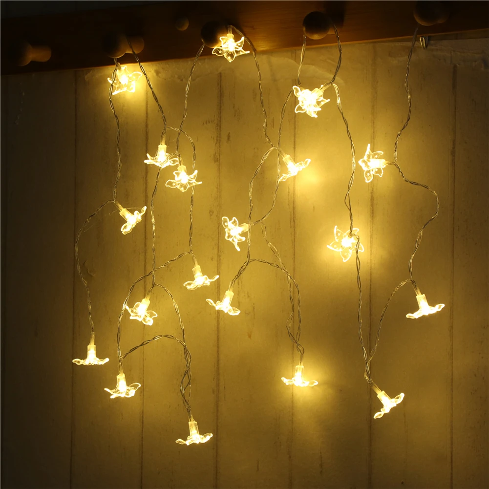 

Fairy Lightsfairy lightsBauhinia flower String Light 1.5M-10M,10L/20L/40L/96L,3AA/31V US/EU Room Weding Party Wall Window Home Dec Children Night Lamp