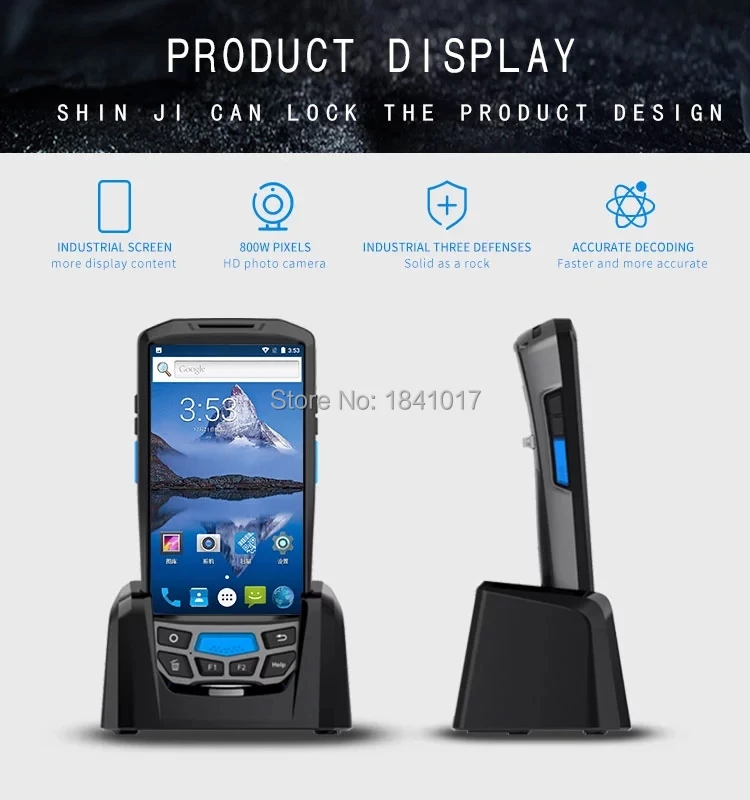 Производитель КПК U9000 Blovedeam сканер штрих кода на android 1d 2D PDA лазерный считыватель qr