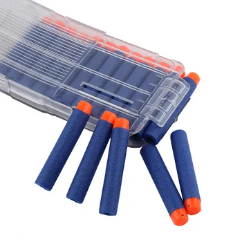 

Kids Portable 22Reload Clip Bullets Gun Soft Bullet Darts Gun Accessories Quick Reload Cartridge Magazine for Nerf Shooting Game