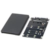 Mini Pcie mSATA SSD to 2.5 inch SATA3 Adapter Card with Case 7 mm Thickness black ► Photo 1/6