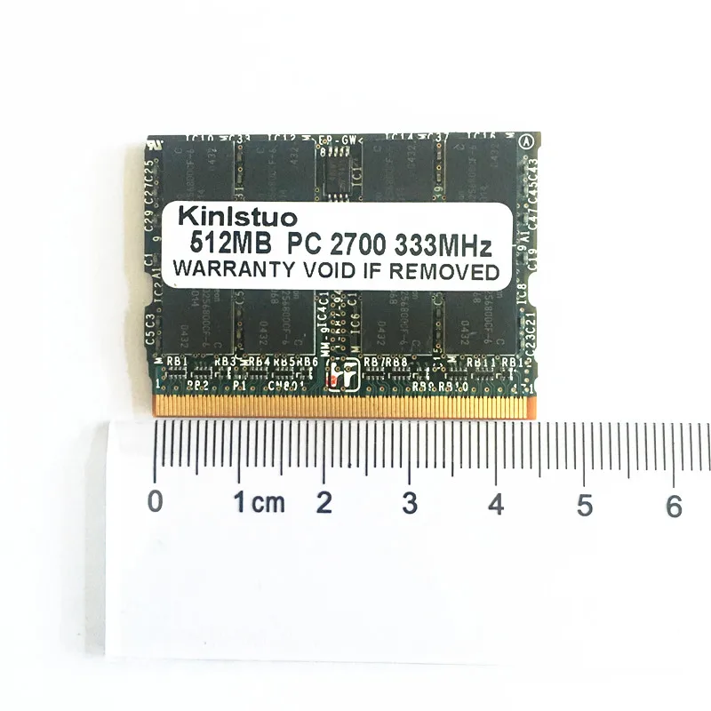 Новая оперативная память 512 Мб PC2700 DDR333/266 MicroDIMM 172 контактов памяти micro dimm DDR 333 pin для