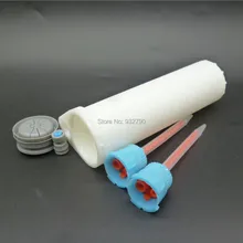 AB Клей картридж 10:1 50 мл ручной распылитель пистолет 2 части эпоксидной смолы картридж-диспенсер w/2 шт смешанные сопла смеситель сопел