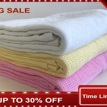 Дропшиппинг детское одеяло однотонные белые одеяло для новорожденного хлопок вязаный детское одеяло унисекс Размеры 120*150 см