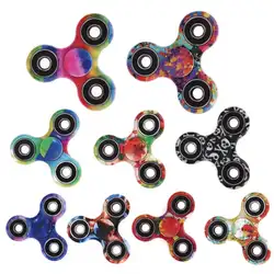 Детский Tri-Spinner Fidget игрушки для детей EDC сенсорная рука игрушка для аутистов СДВГ тревога снятие стресса фокусная игрушка рождественские