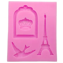 1 шт. башня формы короны набор силиконовых Фантазийная форма торта птичка формы для магазине домашней выпечки