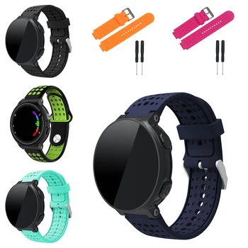 

Silicone Wristband Bracelet Replaceable Strap for Smart Garmin Forerunner 220 230 235 620 630 735XT 6 Colors