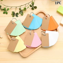 1 шт., мини креативный блокнот с пряжкой в форме листа, портативный блокнот для чтения, лексика, канцелярские принадлежности, школьные принадлежности#15