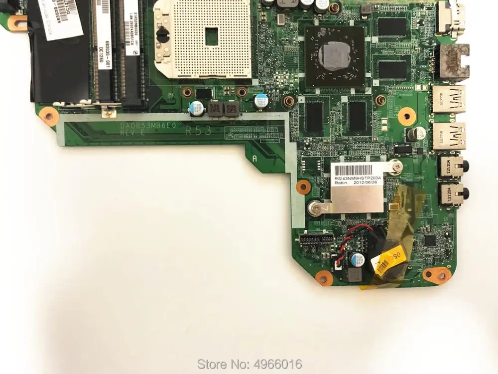 Original G4-2006AX G6-2000 G7-2000 Laptop Motherboard 683030-001 DAOR53MB6E1 Public Broadcasting Products
