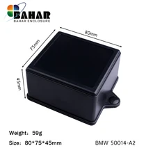 10 шт./лот корпус прибора пластиковый корпус пластиковая коробка для электронного проекта распределительная коробка электронный проект 80*75*45 мм