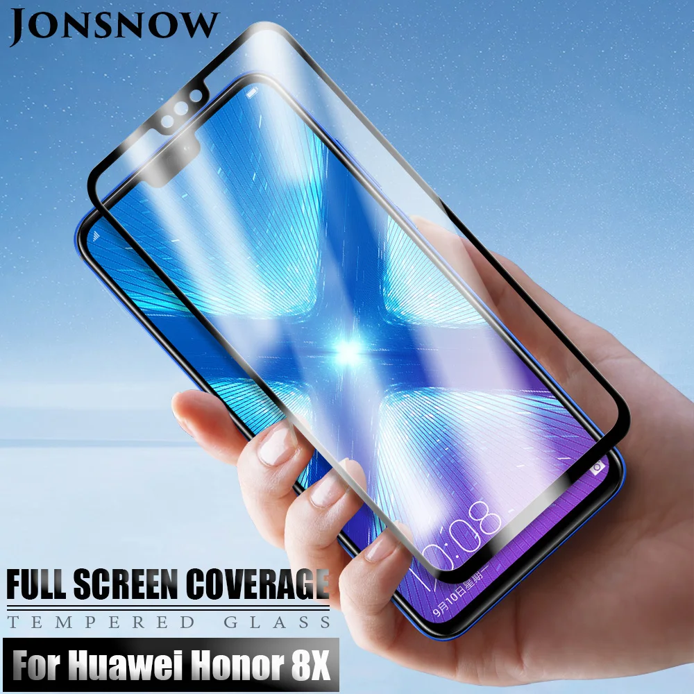 Закаленное стекло JONSNOW для Huawei Honor 8X Защита экрана Max противоударное защитное с