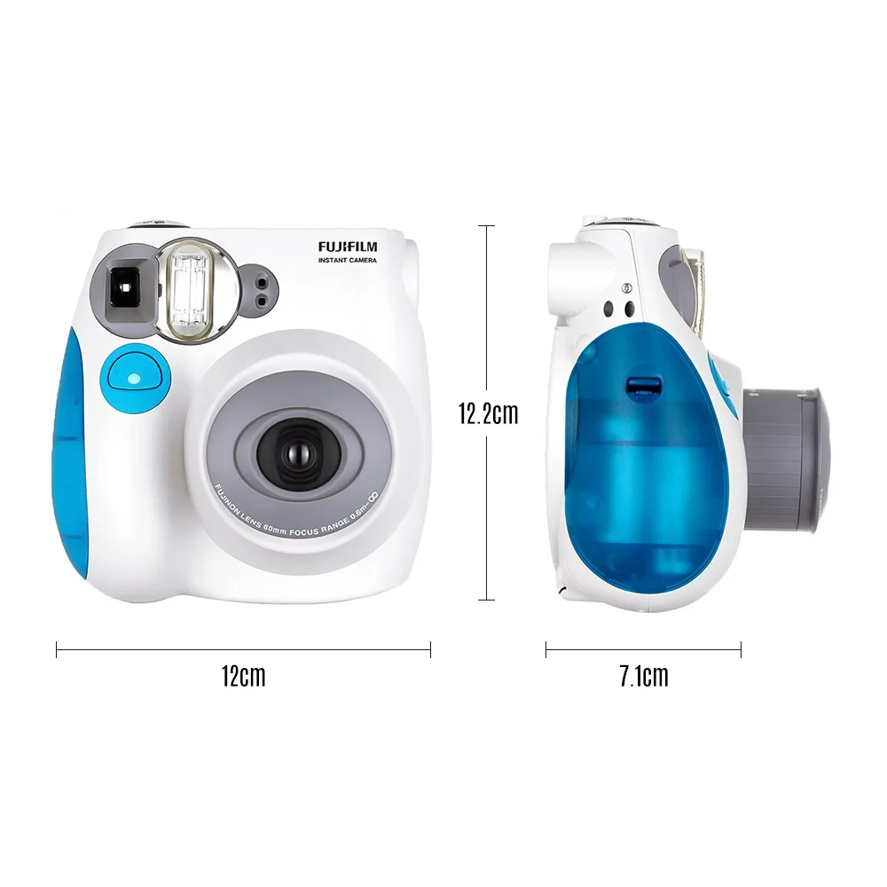 Fujifilm Instax Mini 7c/7s мгновенная камера, пленочная камера с автофокусировкой+ 20 листов, Fimls, Рождественский, новогодний, праздничный подарок для мальчиков и девочек
