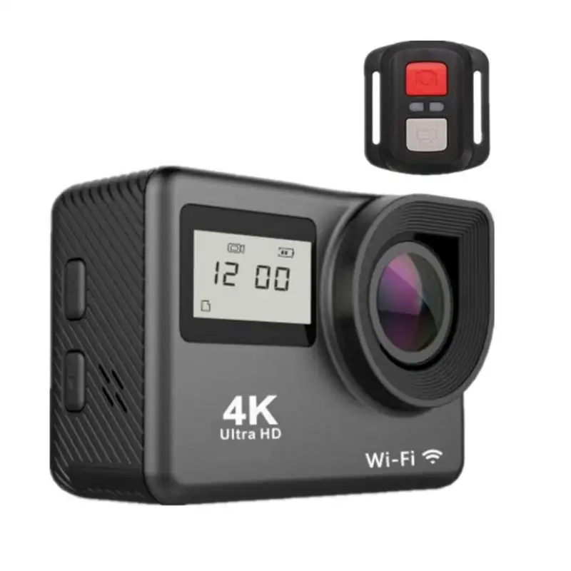 

4K Touch Screen Action Camera WIFI Dual Screen 12MP 30m Waterproof DV 170 Degree Wide Angle Lens Sport Cam with Accessories