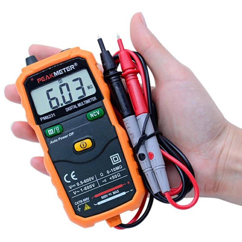 PEAKMETER PM8231 NCV multimeter intelligent digital multimeter portable universal strap lighting