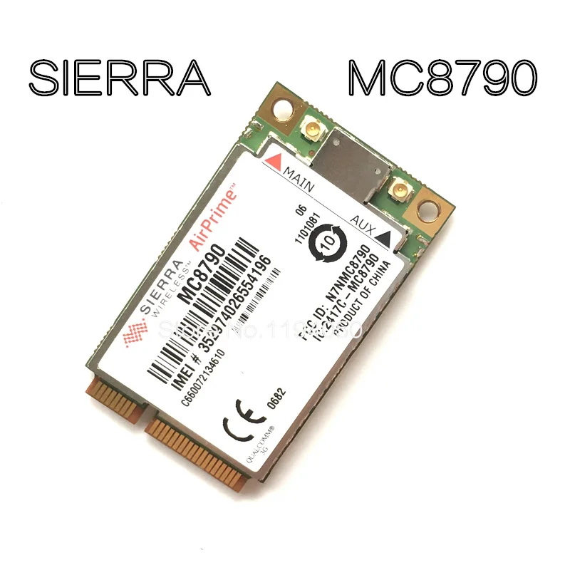 MC8790 разблокировать Sierra Wireless airprime MC8790 7,2 Мбит/с 5,76 Мбит/с HSUPA + gps 3g WWAN Mini карта pci-e мобильного широкополосного доступа GSM