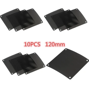 

120x120mm Computer PC Dustproof Cooler Fan Case Cover Dust Filter 10pcs