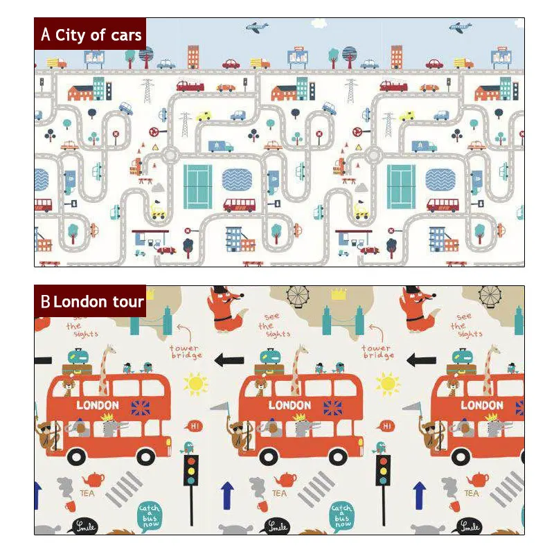 Baby Play Mat Xpe Puzzle 200CM X150CM X1CM Developing Mat for Children Baby Room Crawling Pad Foldable Mat for Children Carpet
